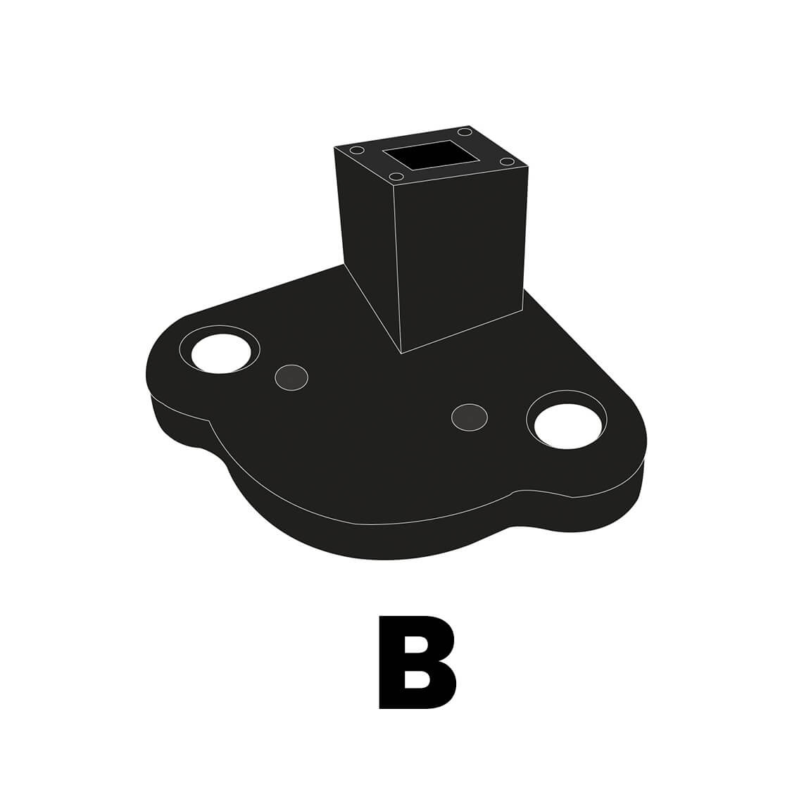 B