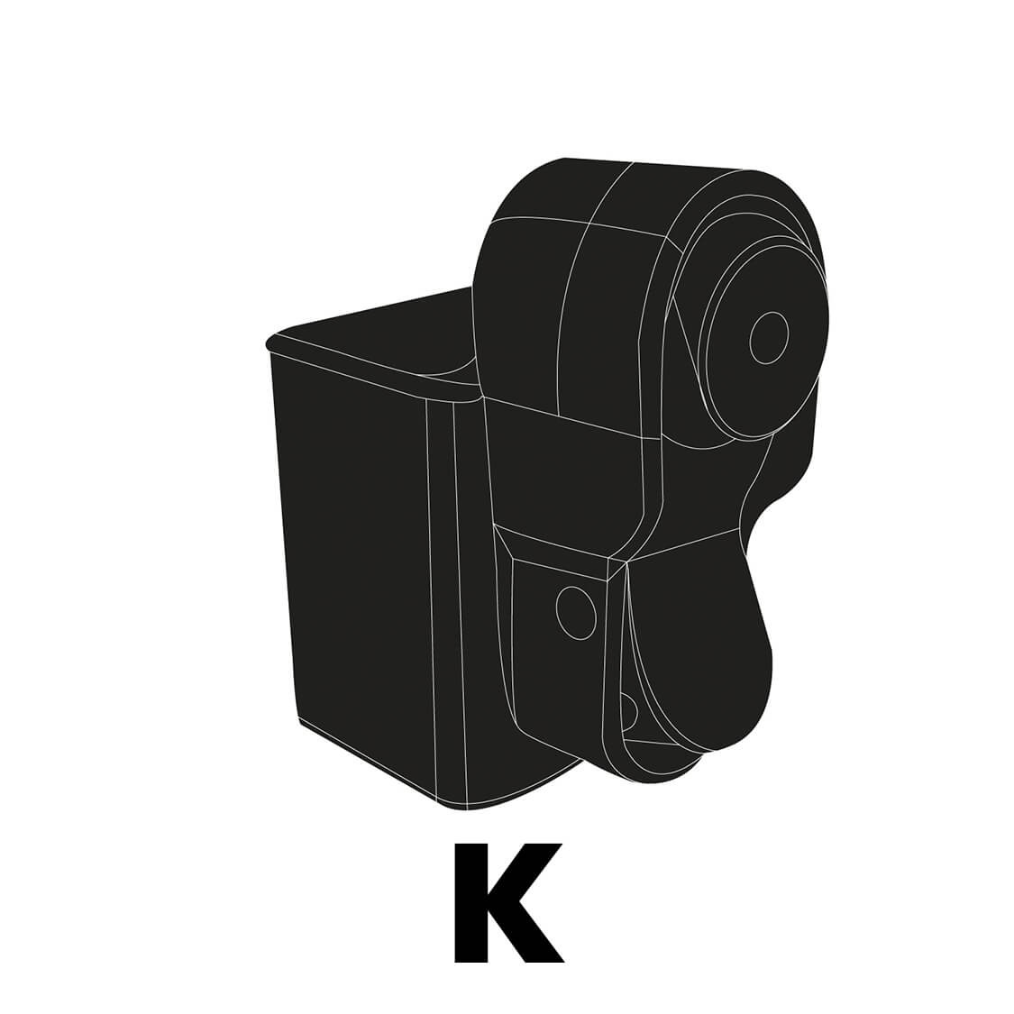 K